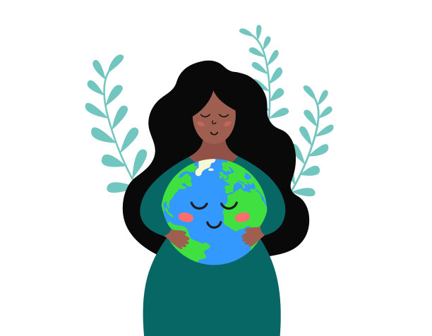 可爱的女人用关爱拥抱幸福的地球星球。女孩拿着地球。保护环境,拯救地球的理念。环保行动。矢量平面插图图片 可爱的女人用关爱拥抱幸福的地球星球。女孩拿着地球。保护环境,拯救地球的理念。环保行动。矢量平面插图图片下载