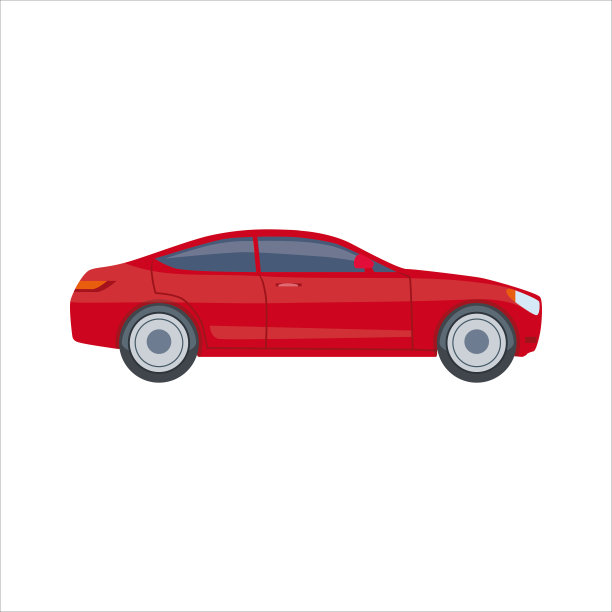 红色汽车轿车。典型的家庭汽车。卡通风格的汽车。矢量插图孤立在白色背景的设计和网页。图片 红色汽车轿车。典型的家庭汽车。卡通风格的汽车。矢量插图孤立在白色背景的设计和网页。图片下载