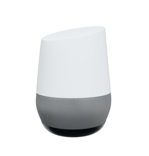 家用白色智能音箱。现代小工具语音助手。3D渲染孤立在白色背景上。图片 家用白色智能音箱。现代小工具语音助手。3D渲染孤立在白色背景上。图片下载