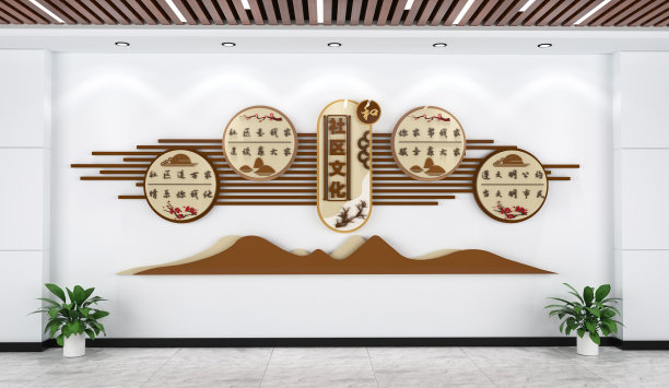和谐社区文明社区文化墙图片 和谐社区文明社区文化墙图片下载