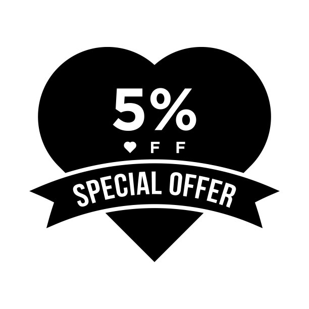 5%折扣促销横幅。特别报价,事件,情人节销售,假日折扣标签矢量模板图片 5%折扣促销横幅。特别报价,事件,情人节销售,假日折扣标签矢量模板图片下载