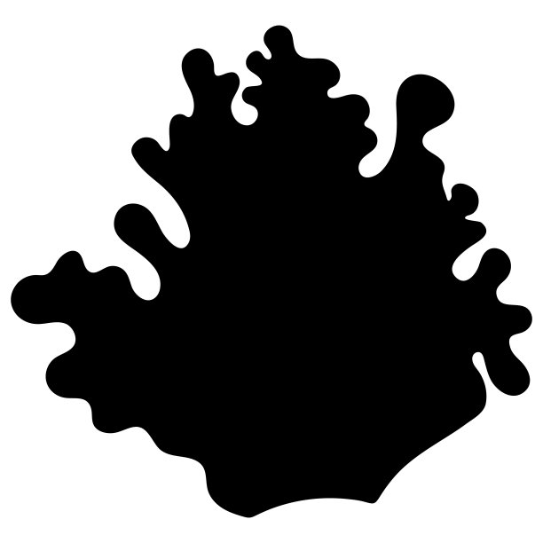 珊瑚黑色剪影插图孤立在白色背景上。图片 珊瑚黑色剪影插图孤立在白色背景上。图片下载