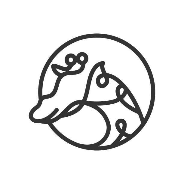 动物长颈鹿线商业标志设计图片 动物长颈鹿线商业标志设计图片下载