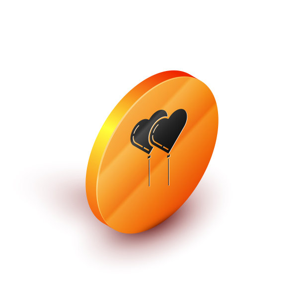 等距气球心形带丝带图片 等距气球心形带丝带图片下载