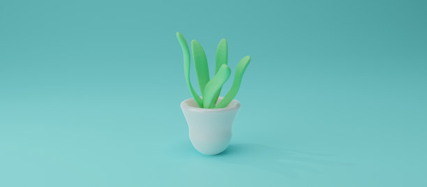 植物和花盆图像高清绿色植物3D渲染图片 植物和花盆图像高清绿色植物3D渲染图片下载
