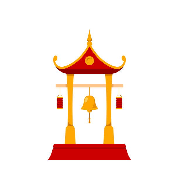 亚洲传统红灯笼钟建筑,亚洲文化建筑对象,邦修旅游地标图片 亚洲传统红灯笼钟建筑,亚洲文化建筑对象,邦修旅游地标图片下载