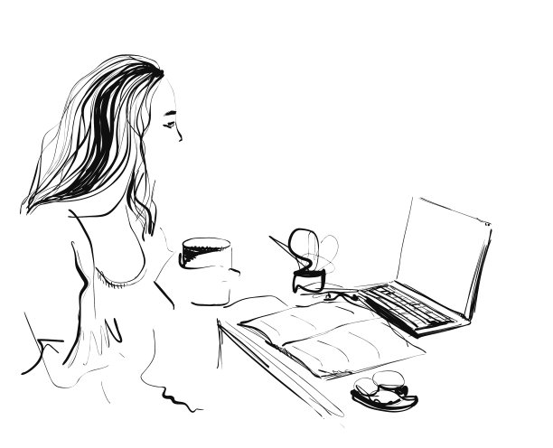 女商人使用电脑笔记本电脑图片 女商人使用电脑笔记本电脑图片下载