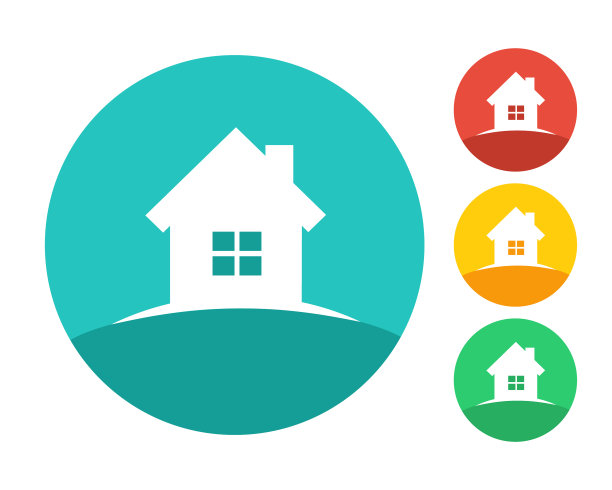 房地产房子的标志概念图片 房地产房子的标志概念图片下载