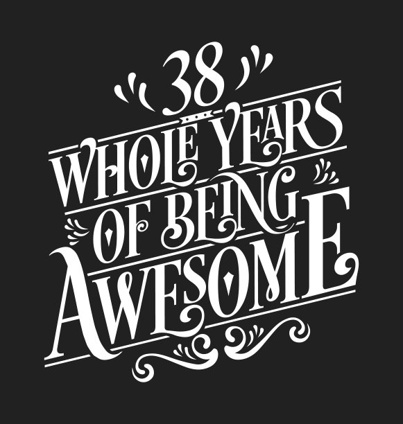 整整38年都很棒——生日设计图片 整整38年都很棒——生日设计图片下载
