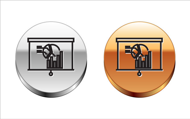 与图表图标隔离的黑色线板图片 与图表图标隔离的黑色线板图片下载