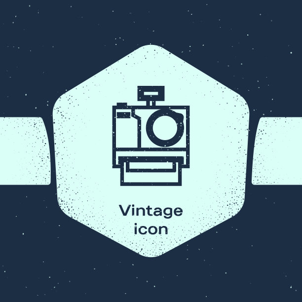 垃圾线照片相机图标孤立的蓝色图片 垃圾线照片相机图标孤立的蓝色图片下载