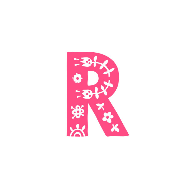 字母粉红色的字母装饰贴花。图片 字母粉红色的字母装饰贴花。图片下载