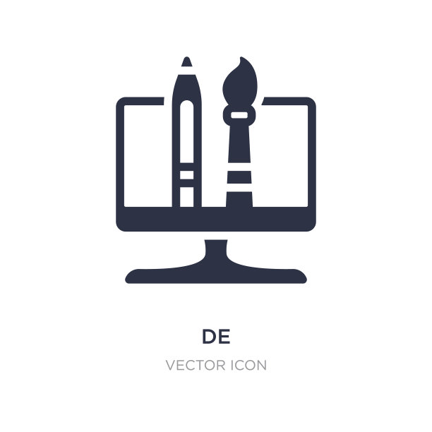 De图标上的白色背景简单的元素图片 De图标上的白色背景简单的元素图片下载