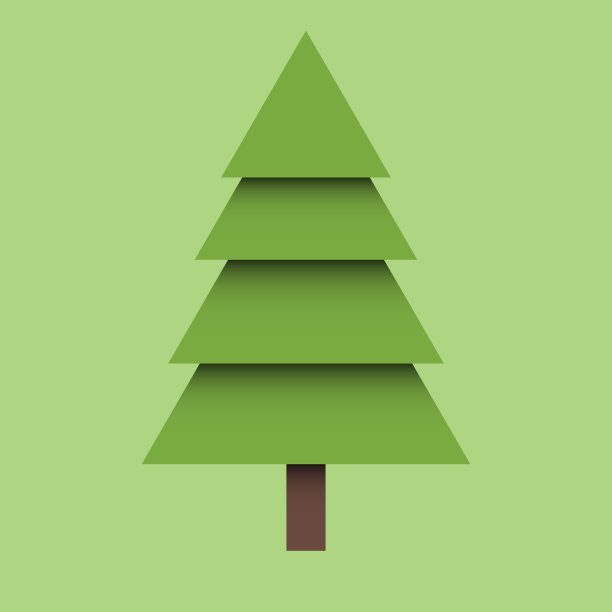 圣诞树图标装饰圣诞快乐卡图片 圣诞树图标装饰圣诞快乐卡图片下载