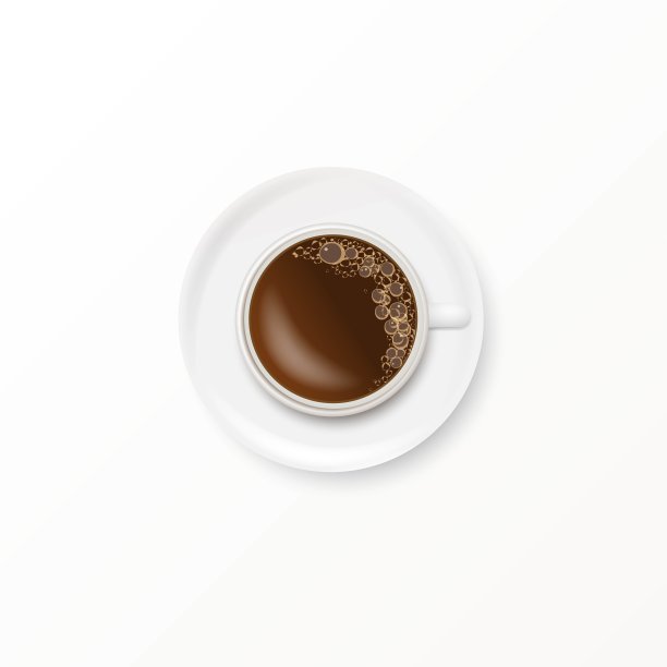 梯度白色咖啡杯背景图片 梯度白色咖啡杯背景图片下载