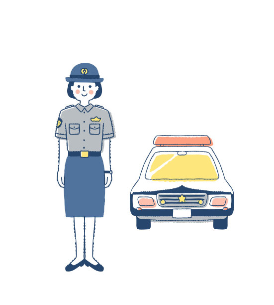 女警官和警车图片 女警官和警车图片下载