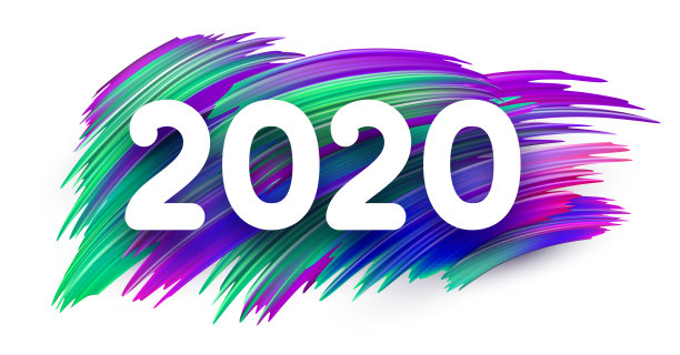 2020年新年的喜庆背景五彩缤纷图片 2020年新年的喜庆背景五彩缤纷图片下载