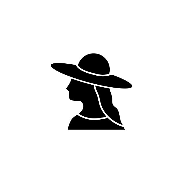 女人戴着相机模式或wc扁平图标帽子图片 女人戴着相机模式或wc扁平图标帽子图片下载