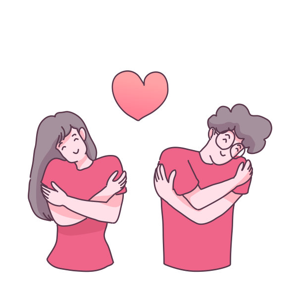 大孤立夫妇在爱,快乐的年轻女孩和男孩在爱,情人节概念平面矢量插图卡通风格图片 大孤立夫妇在爱,快乐的年轻女孩和男孩在爱,情人节概念平面矢量插图卡通风格图片下载