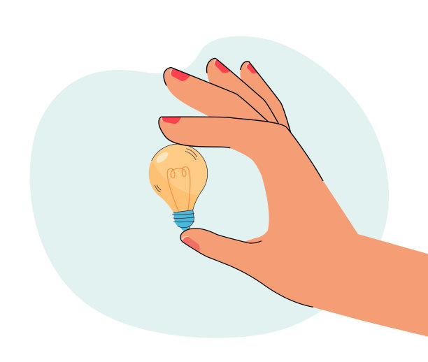 人拿着灯泡图片 人拿着灯泡图片下载