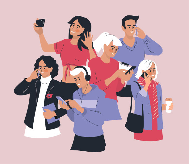 使用电话的人。女人在打电话,男人在打电话,一个家伙在用手机听音乐。图片 使用电话的人。女人在打电话,男人在打电话,一个家伙在用手机听音乐。图片下载