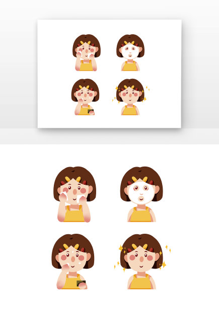 人物卸妆敷面膜护肤步骤图片 人物卸妆敷面膜护肤步骤图片下载