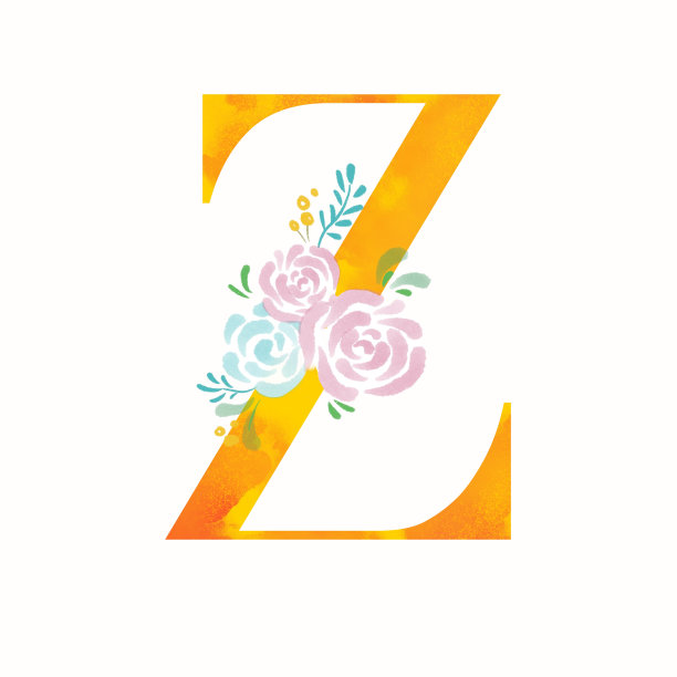 字母z, z字母婚礼,标志,请柬,卡片等,美丽的婚礼请柬,手绘玫瑰和树叶。图片 字母z, z字母婚礼,标志,请柬,卡片等,美丽的婚礼请柬,手绘玫瑰和树叶。图片下载
