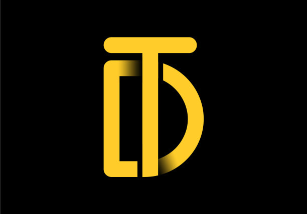 独特而现代的dt或td的首字母图片 独特而现代的dt或td的首字母图片下载
