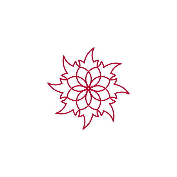 摘要太阳或圆火标志设计模板图片 摘要太阳或圆火标志设计模板图片下载