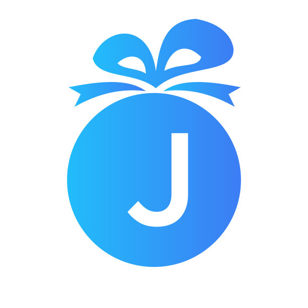 字母J礼盒标志。Giftbox图标庆祝标志元素模板图片 字母J礼盒标志。Giftbox图标庆祝标志元素模板图片下载