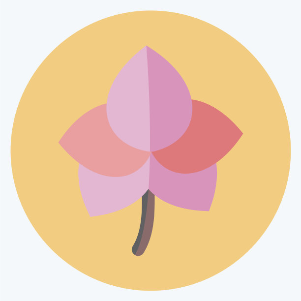 兰花图标在时尚的平面风格孤立上软图片 兰花图标在时尚的平面风格孤立上软图片下载