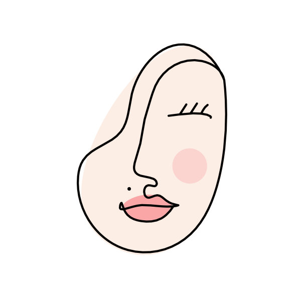 女人的脸色剪影如线条画图片 女人的脸色剪影如线条画图片下载
