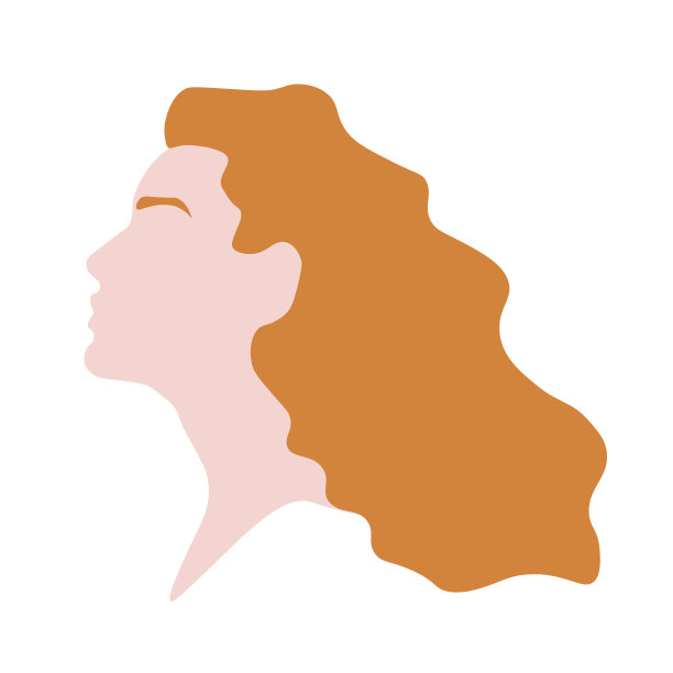 红头发女人的侧面图片 红头发女人的侧面图片下载