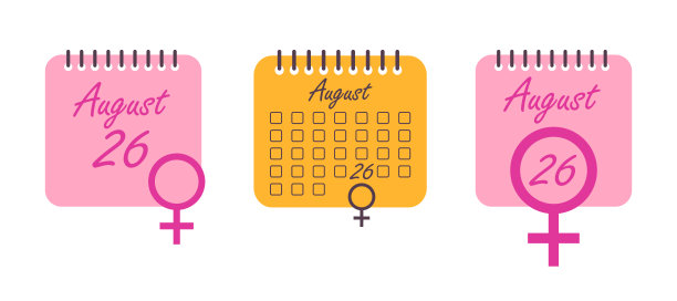 女性平等日的标志。8月26日。矢量插图为妇女权利,女孩力量,打破偏见。打破偏见。图片 女性平等日的标志。8月26日。矢量插图为妇女权利,女孩力量,打破偏见。打破偏见。图片下载