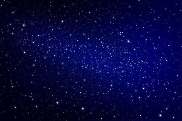 太空星光在深蓝色的背景图片 太空星光在深蓝色的背景图片下载