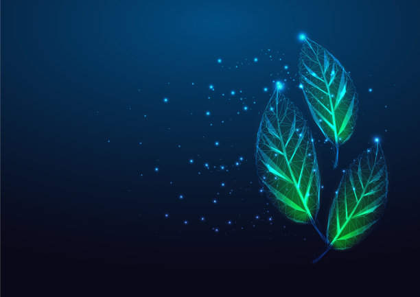 未来的生态草本概念与发光低图片 未来的生态草本概念与发光低图片下载