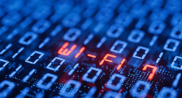 Wi-Fi - 7智能性能的下一代无线通信连接网络。图片 Wi-Fi - 7智能性能的下一代无线通信连接网络。图片下载