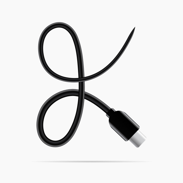 K标志由c型电缆制成。矢量隔离字体,用于数字设计,模板,应用标志等。图片 K标志由c型电缆制成。矢量隔离字体,用于数字设计,模板,应用标志等。图片下载