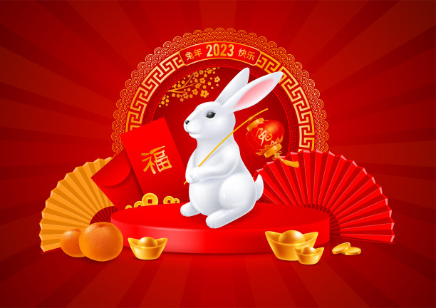 中国的兔年图片 中国的兔年图片下载