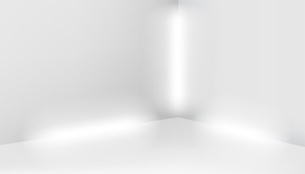 明亮的室内与白色霓虹灯。矢量3d插图与复制空间图片 明亮的室内与白色霓虹灯。矢量3d插图与复制空间图片下载