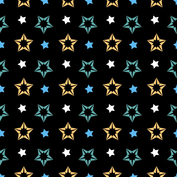 夜晚星空的无缝图案,星星在黑暗的背景上图片 夜晚星空的无缝图案,星星在黑暗的背景上图片下载