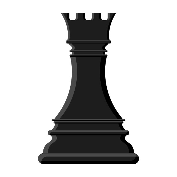 卡通黑色象棋车孤立在白色背景。国际象棋的图标。矢量插图设计。图片 卡通黑色象棋车孤立在白色背景。国际象棋的图标。矢量插图设计。图片下载