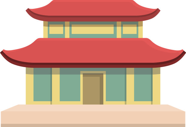 城市亚洲房子图标卡通中文图片 城市亚洲房子图标卡通中文图片下载