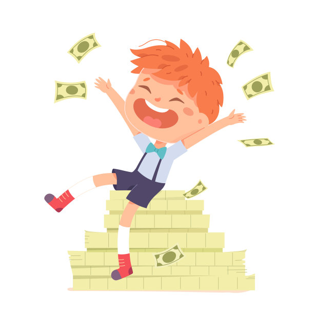 幸福的富二代坐在一堆现金上图片 幸福的富二代坐在一堆现金上图片下载