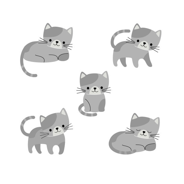 矢量插图的猫。图片 矢量插图的猫。图片下载