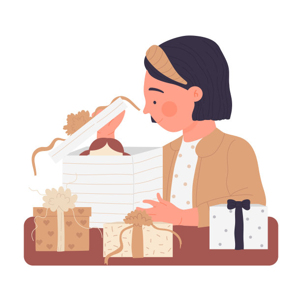 女孩用洋娃娃打开礼品盒图片 女孩用洋娃娃打开礼品盒图片下载