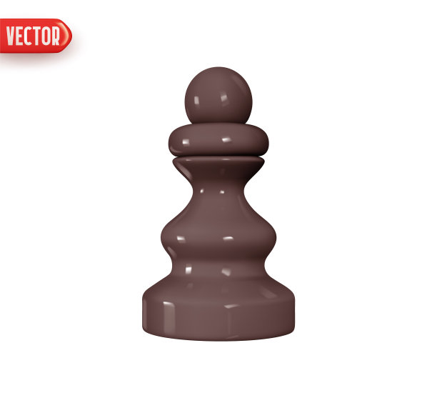 国际象棋棋子。黑色的棋子。成功的商业策略。逼真的3d设计元素在塑料卡通风格。图标隔离在白色背景上。矢量图图片 国际象棋棋子。黑色的棋子。成功的商业策略。逼真的3d设计元素在塑料卡通风格。图标隔离在白色背景上。矢量图图片下载