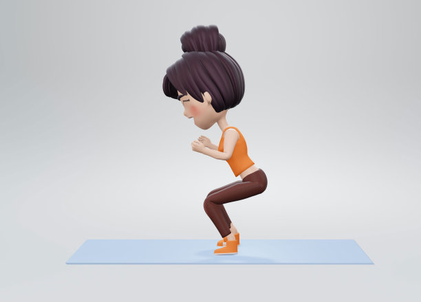 3d渲染,妇女做yaga运动。图片 3d渲染,妇女做yaga运动。图片下载