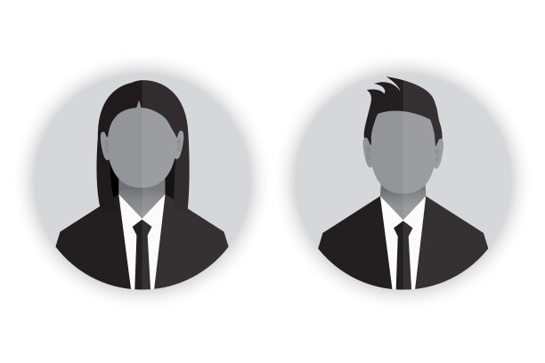 男人是商人,女人是偶像。男女皆宜。孤立的矢量图。图片 男人是商人,女人是偶像。男女皆宜。孤立的矢量图。图片下载