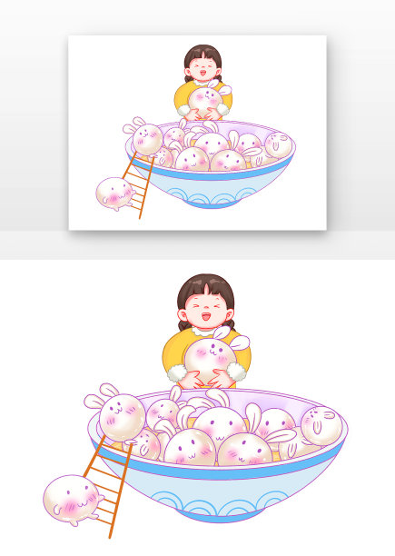 味汤圆与可爱儿童图片 味汤圆与可爱儿童图片下载